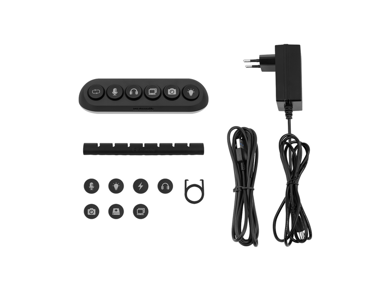 Streamplify HUB DECK 5 Slot RGB 12V USB-Hubs - USB 3.0 - 5 - Schwarz
