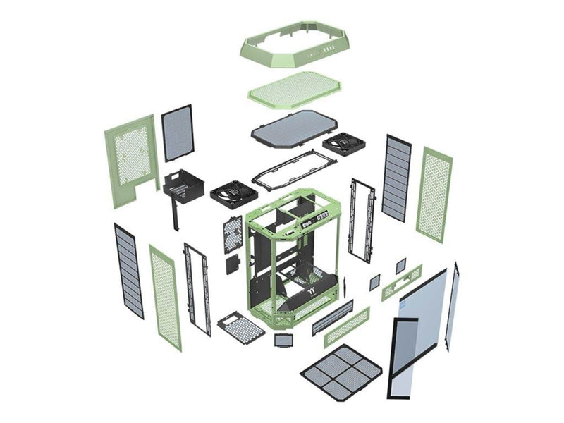 Thermaltake The Tower 600 - Gehäuse - Tower - Grün