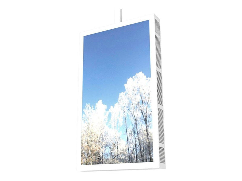HI-ND Ceiling Casing 55" mounting kit - portrait - for digital signage LCD panel - white 55"