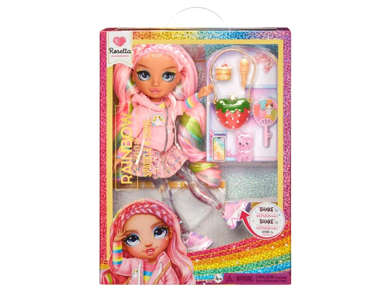 Rainbow High Sparkle & Shine Fashion Dolls- ROSETTA (Pink)
