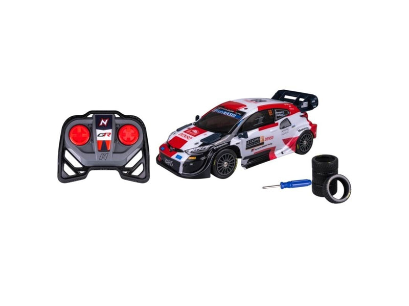 Nikko Toyota Gazoo Racing Rovanperä 1:16 Rally Serie 28 cm + extra tire