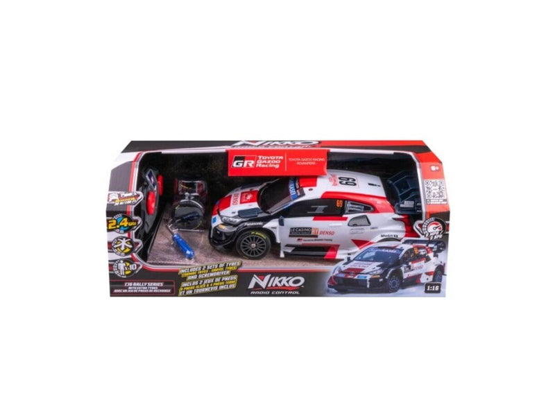 Nikko Toyota Gazoo Racing Rovanperä 1:16 Rally Serie 28 cm + extra tire