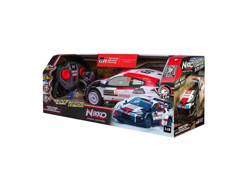 Nikko Toyota Gazoo Racing Rovanperä 1:16 Rally Serie 28 cm + extra tire