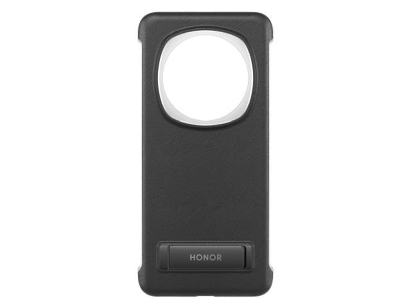 Honor Magic6 Pro PU Bracket Case - Black