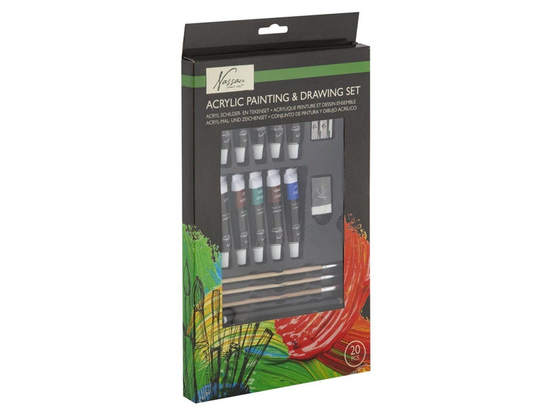 Nassau Painting and drawing set 20pcs (AR0703/GE