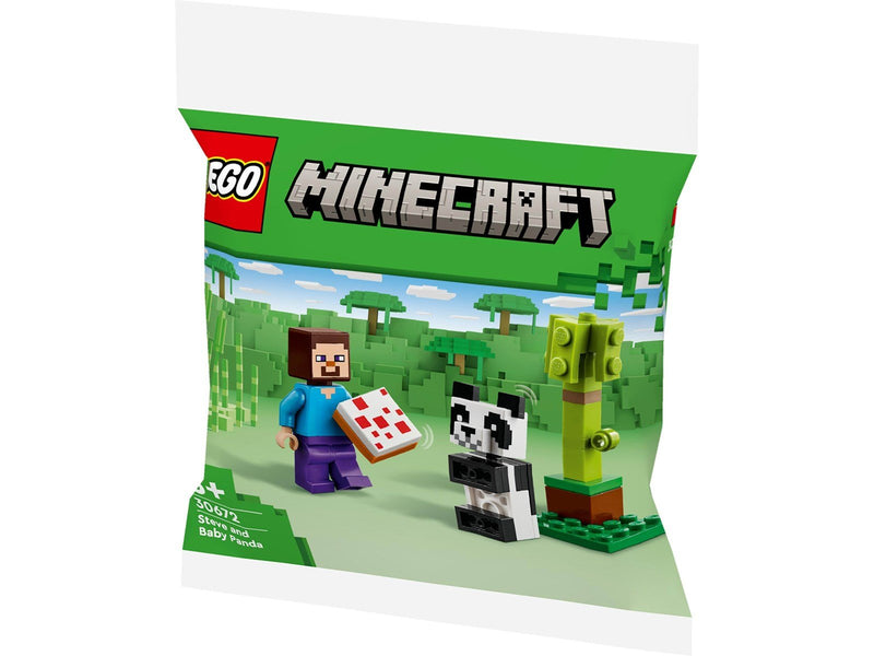LEGO Minecraft 30672 Steve mit Baby-Panda