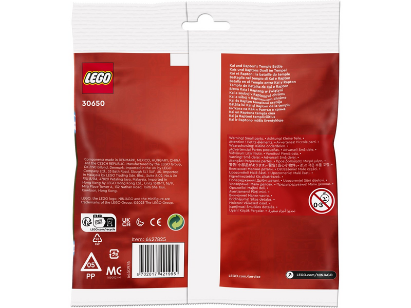 LEGO Ninjago 30650 Kais und Raptons Duell im Tempel