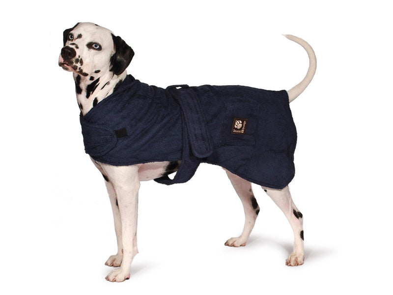 Danish Design - Dog bath robe navy 60cm - (D11360)