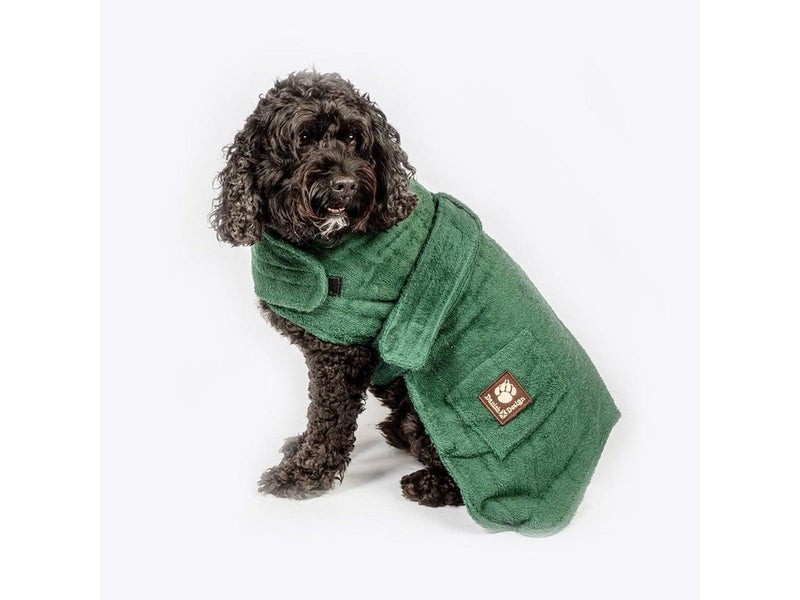 Danish Design - Dog bath robe green 70cm - (D11270)