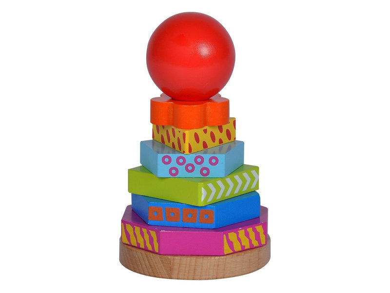 Eichhorn Wooden Stacking Game 8 pieces.