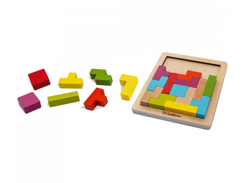 Eichhorn Wooden Shape Game Holz