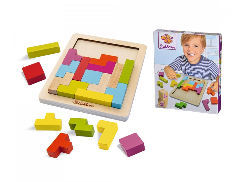Eichhorn Wooden Shape Game Holz