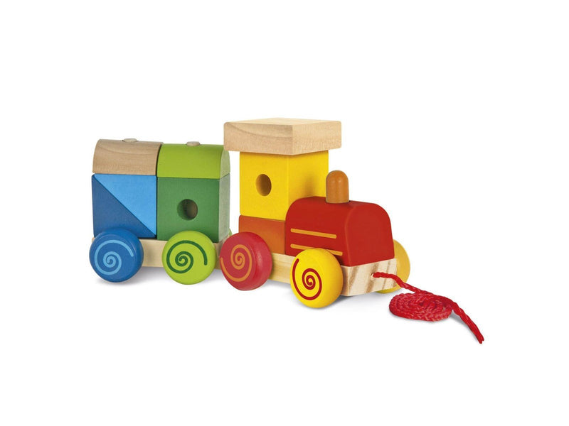 Eichhorn Wooden Train 11 pieces.
