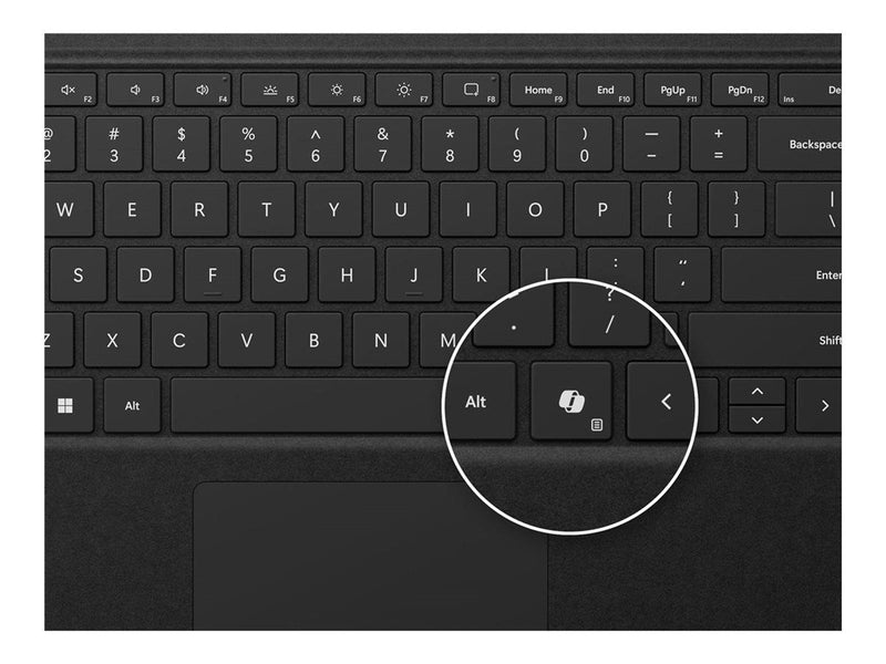 Microsoft Surface Pro Keyboard - ENGLISH - Tastaturen - Schwarz
