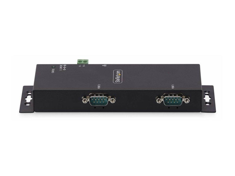 StarTech.com 2P Serial to Ethernet Adapter IP LAN to RS232 DB9 Converter - device server - TAA Compliant