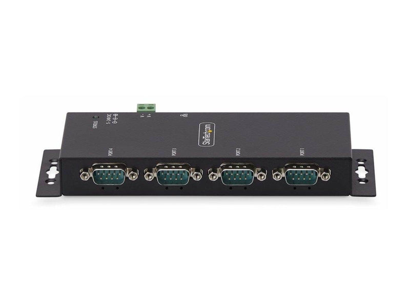 StarTech.com 4P Serial to Ethernet Adapter IP LAN to RS232 DB9 Converter - device server - TAA Compliant
