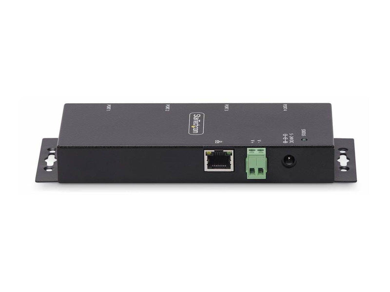 StarTech.com 4P Serial to Ethernet Adapter IP LAN to RS232 DB9 Converter - device server - TAA Compliant
