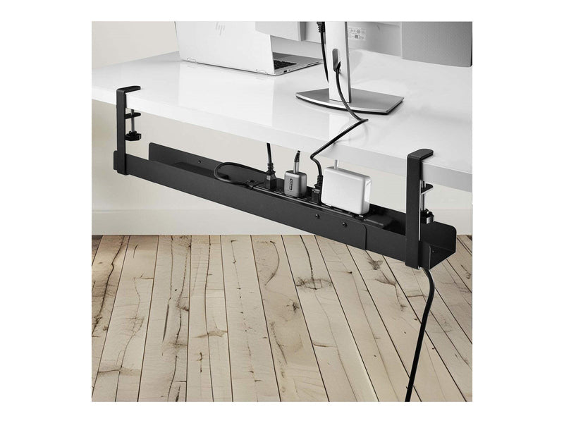 StarTech.com Under Desk Cable Management Tray Clamp-on Installation - cable management tray