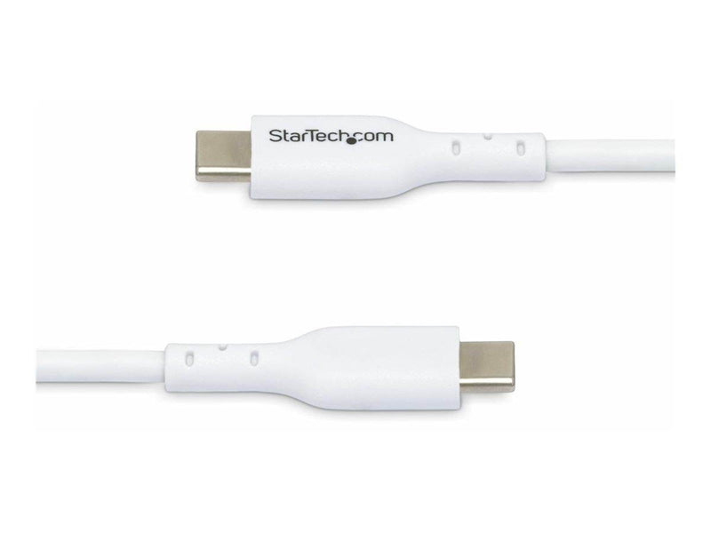 StarTech.com 3m White USB-C Charging Cable USB C Cable 60W 3A PD - USB-C cable - 24 pin USB-C to 24 pin USB-C - 3 m