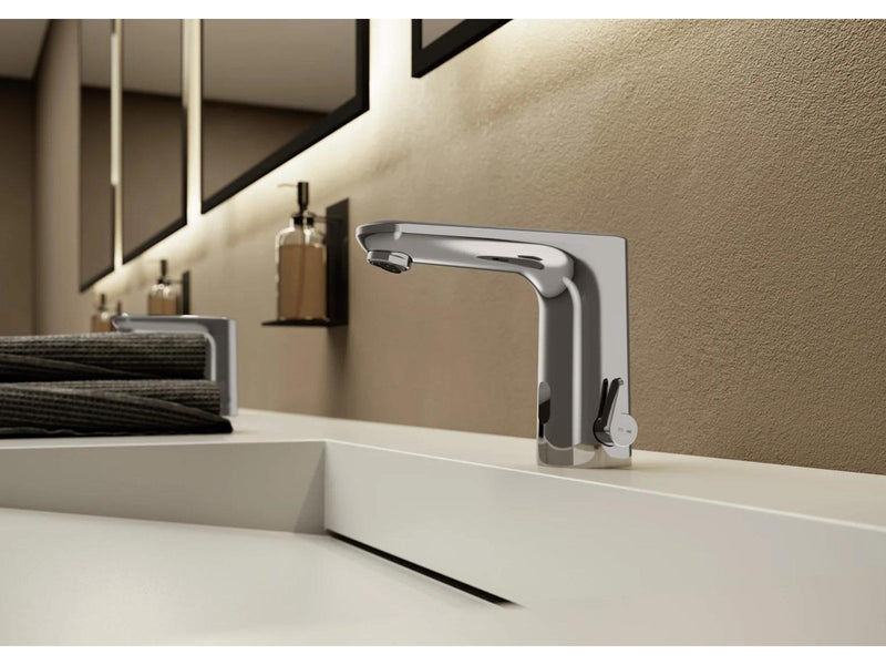 Oras Electra 9210FZ touchless bathroom mixer, 3V, Bluetooth, chrome