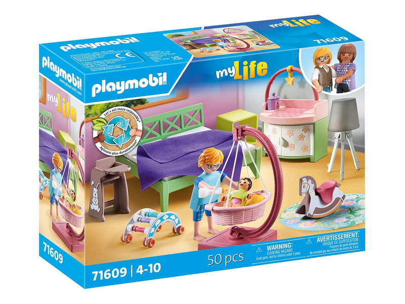 Playmobil Serie - Sleeping Room with Baby Play Corner