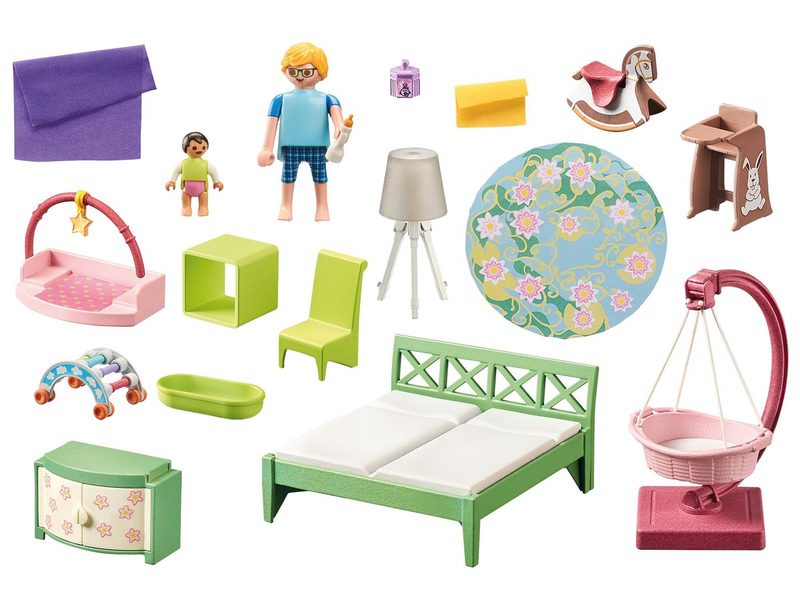 Playmobil Serie - Sleeping Room with Baby Play Corner