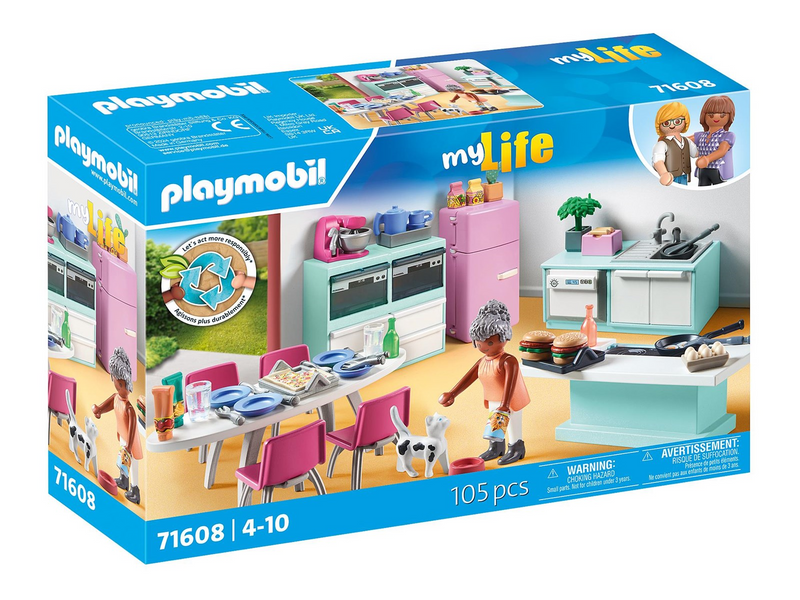 Playmobil Serie - Kitchen with Dining Place
