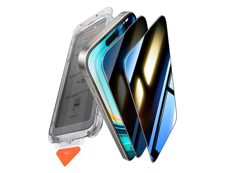 Torras Install Master Privacy Glass for iPhone 16 Pro