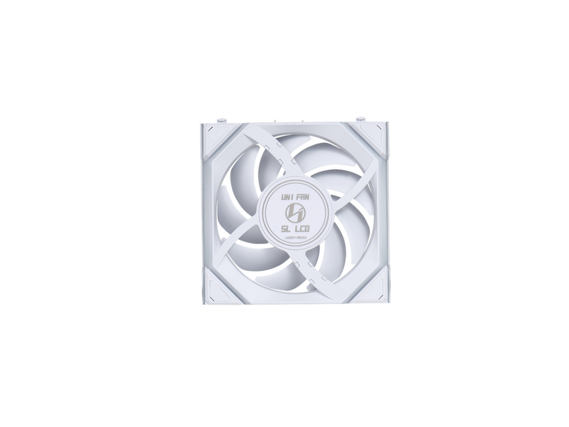 Lian Li UNI FAN SL Wireless LCD Reverse 3 pack White - Gehäuselüfter - 120mm - Weiß mit RGB-Beleuchtung - 29 dBA