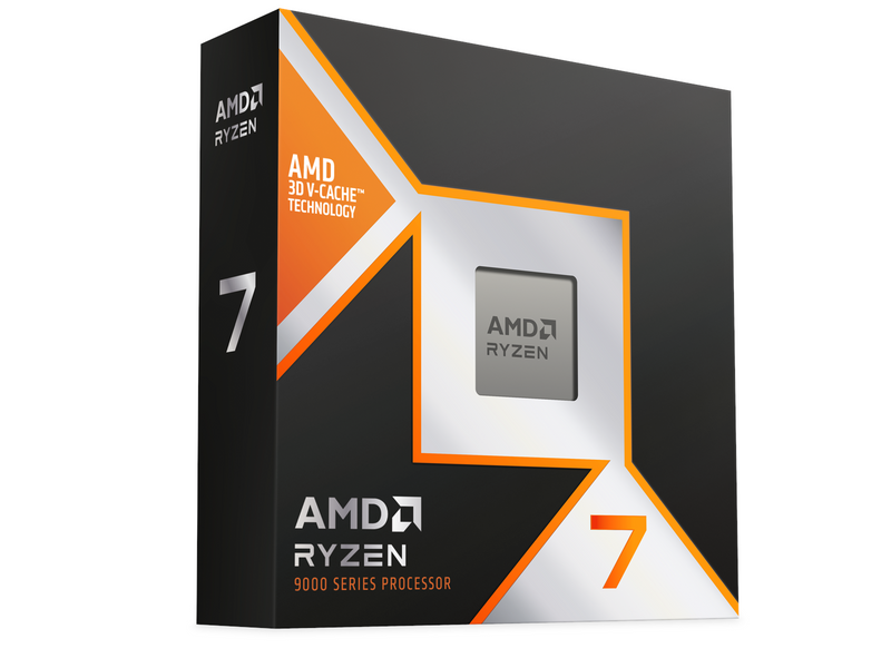 AMD Ryzen 7 9800X3D CPU - 8 Kerne - 4.7 GHz - AMD AM5 - AMD Boxed (ohne Kühler)
