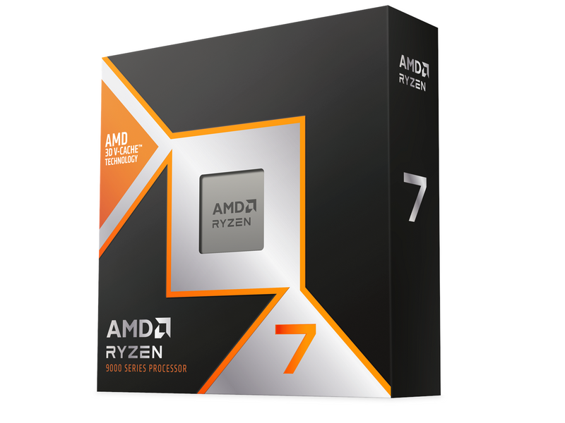 AMD Ryzen 7 9800X3D CPU - 8 Kerne - 4.7 GHz - AMD AM5 - AMD Boxed (ohne Kühler)
