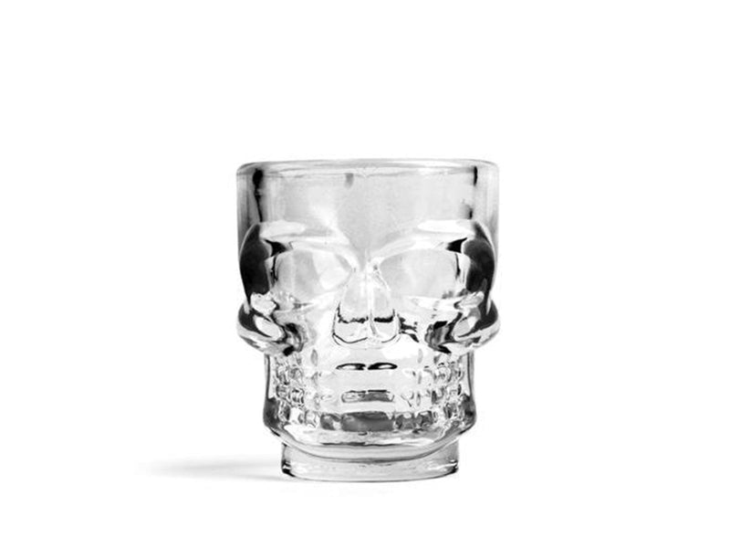 Kikkerland Skull Shot Glass Set of 4