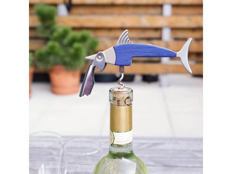 Kikkerland Marlin Corkscrew Blue (CS22)