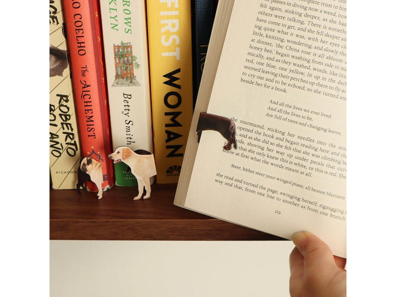 Kikkerland Magnetic Dog Bookmarks