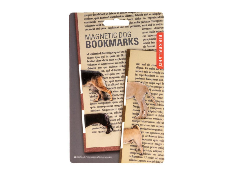 Kikkerland Magnetic Dog Bookmarks