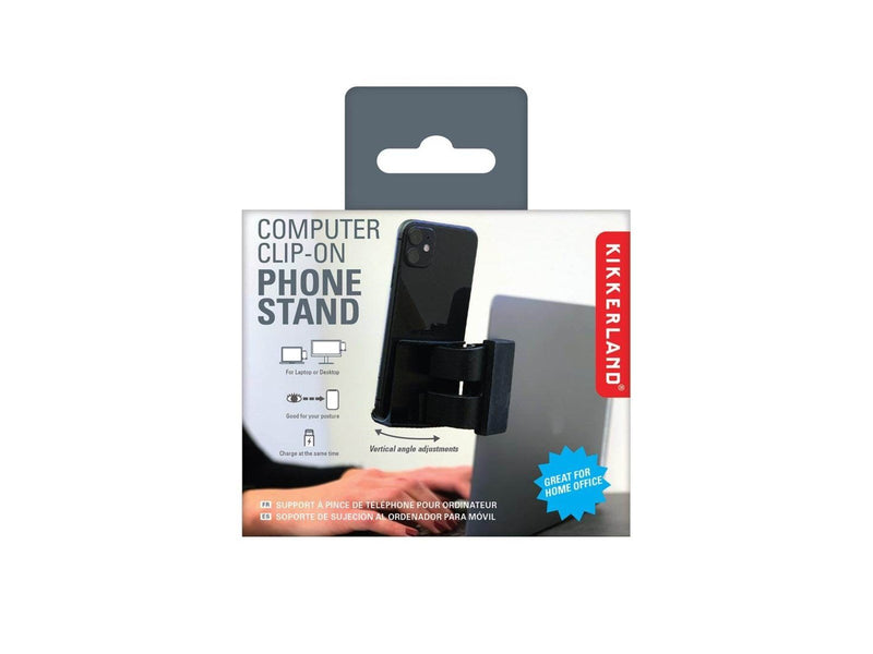 Kikkerland Computer Clip-On Phone Stand (US214)