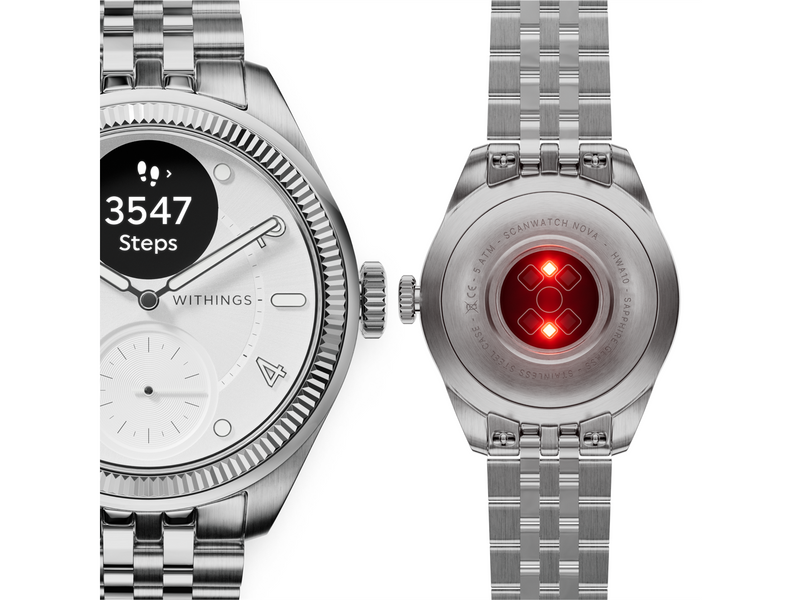 Withings ScanWatch Nova Brilliant Edition 39mm - Titanium Silver