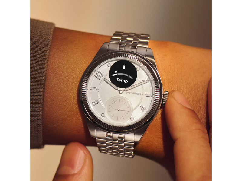 Withings ScanWatch Nova Brilliant Edition 39mm - Titanium Silver