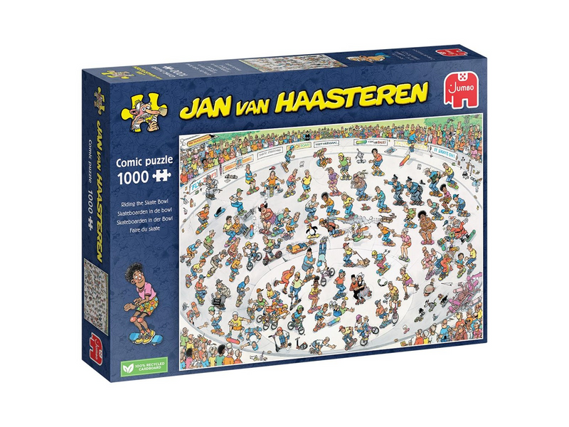 Jan van Haasteren Riding the Skate Bowl (1000)