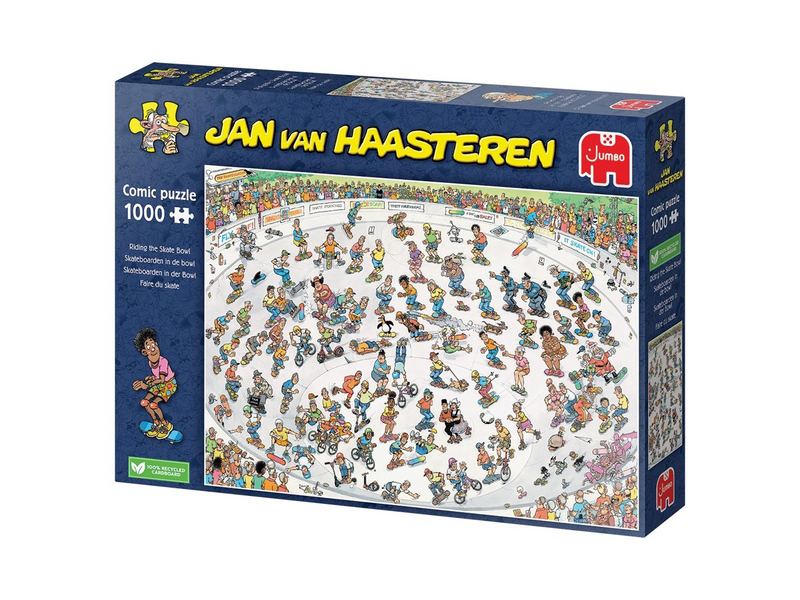 Jan van Haasteren Riding the Skate Bowl (1000)
