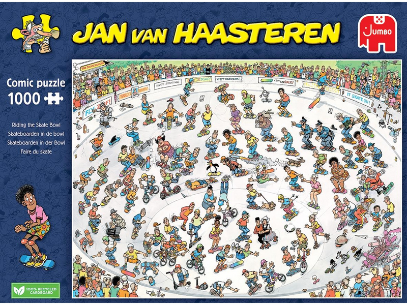 Jan van Haasteren Riding the Skate Bowl (1000)
