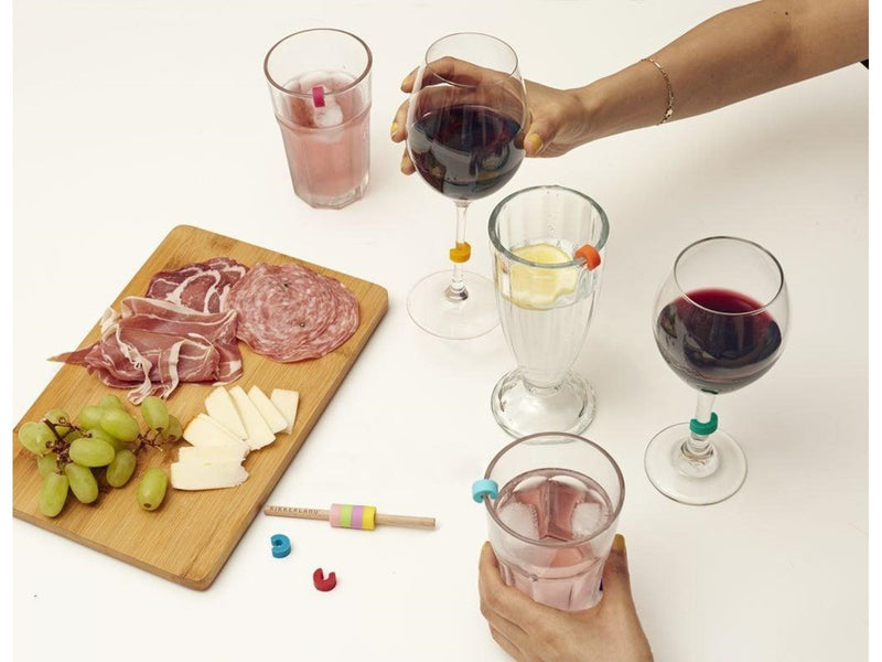 Kikkerland Rainbow Drink Markers (BA86)