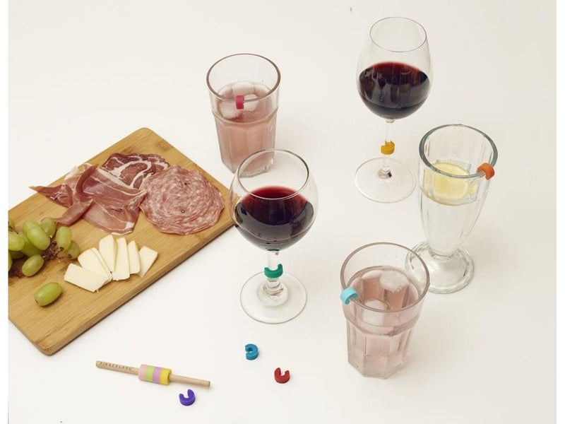 Kikkerland Rainbow Drink Markers (BA86)