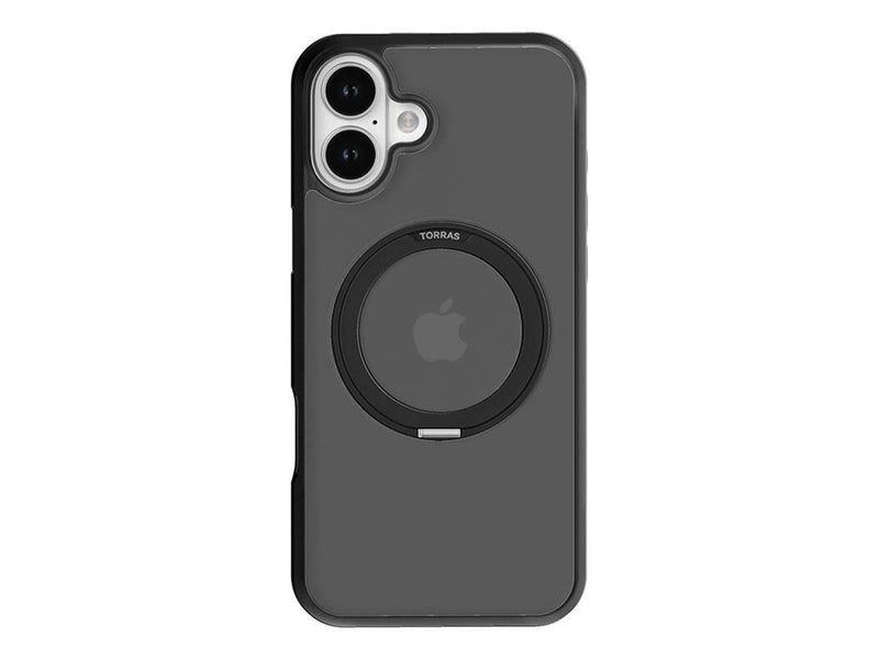 Torras Ostand Pro Case for iPhone 16 (Black)