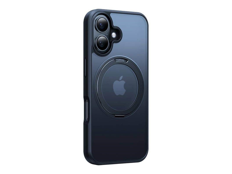 Torras Ostand Pro Case for iPhone 16 (Black)