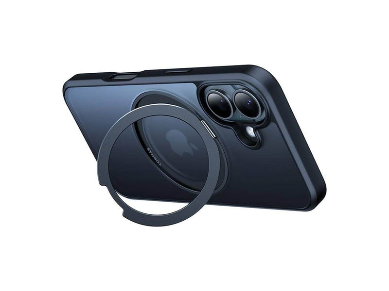 Torras Ostand Pro Case for iPhone 16 (Black)