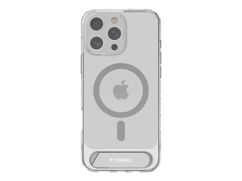 Torras Pstand Series Case for iPhone 16 Pro Max (Transparent)