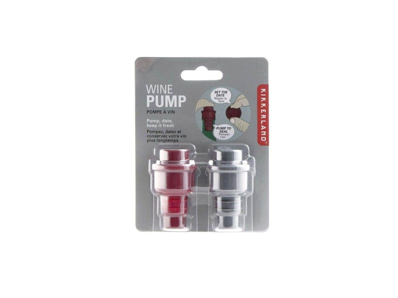 Kikkerland Wine Pump Set (BA26B-A)