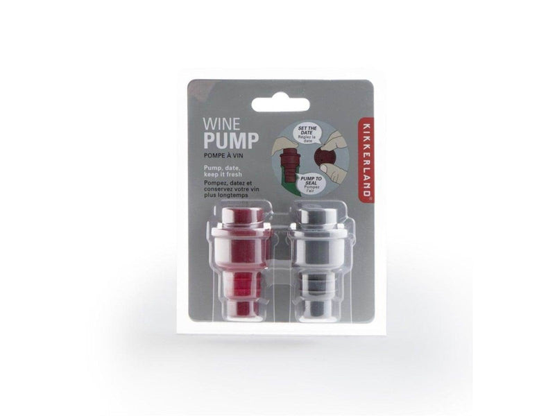 Kikkerland Wine Pump Set (BA26B-A)