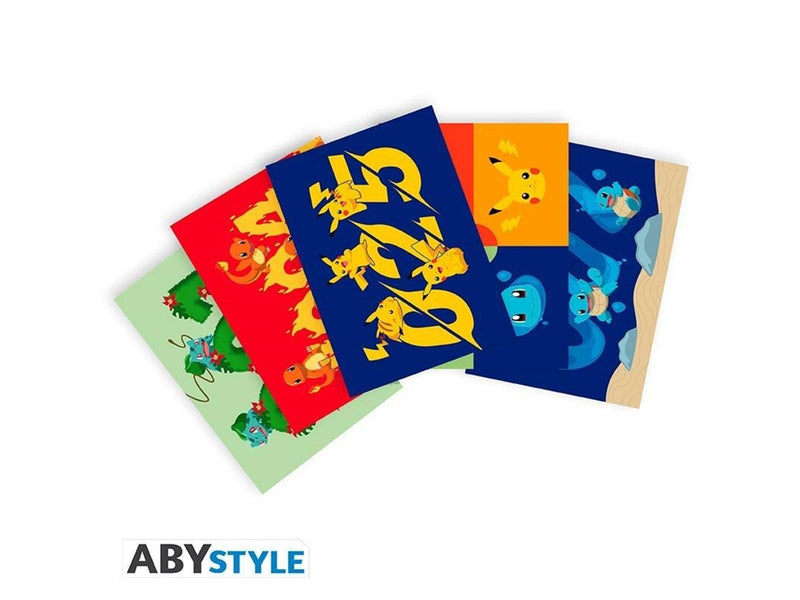 ABYstyle - POKEMON Gift set Pikachu A5 Notebook + Mug + Postcards - Geschenkset